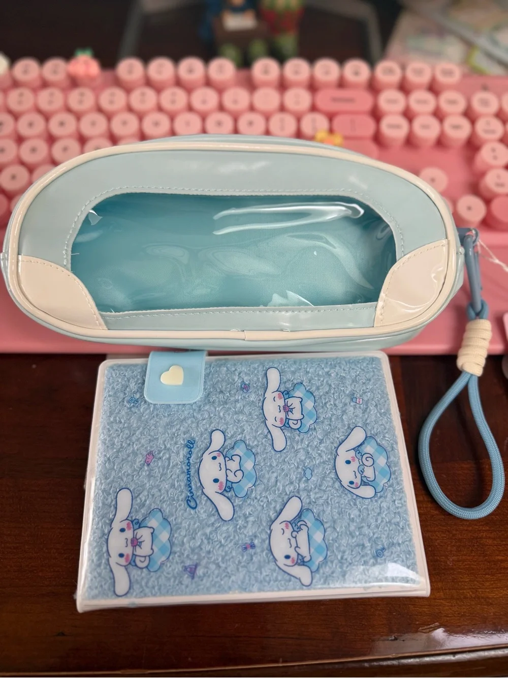 Cinnamoroll Blue & Cream Pencil Accessory Pouch